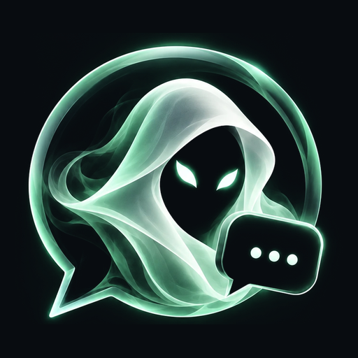 GHOST CHAT green ghost app icon